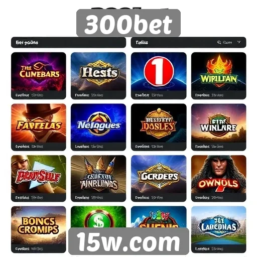 Estudo sobre as opções de jogos disponíveis no 300bet